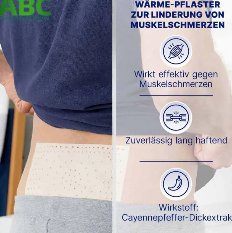 ABC Wärme Pflaster Capsicum, 1 St- Wärmepflaster