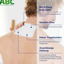 ABC Wärme-Pflaster sensitive-Vlies Hansaplast med, 2 St- Wärmepflaster