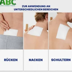 ABC Wärme-Pflaster sensitive-Vlies Hansaplast med, 2 St- Wärmepflaster