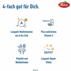 Abtei A-Z Komplett Tabletten, 40 St- Multivitamine