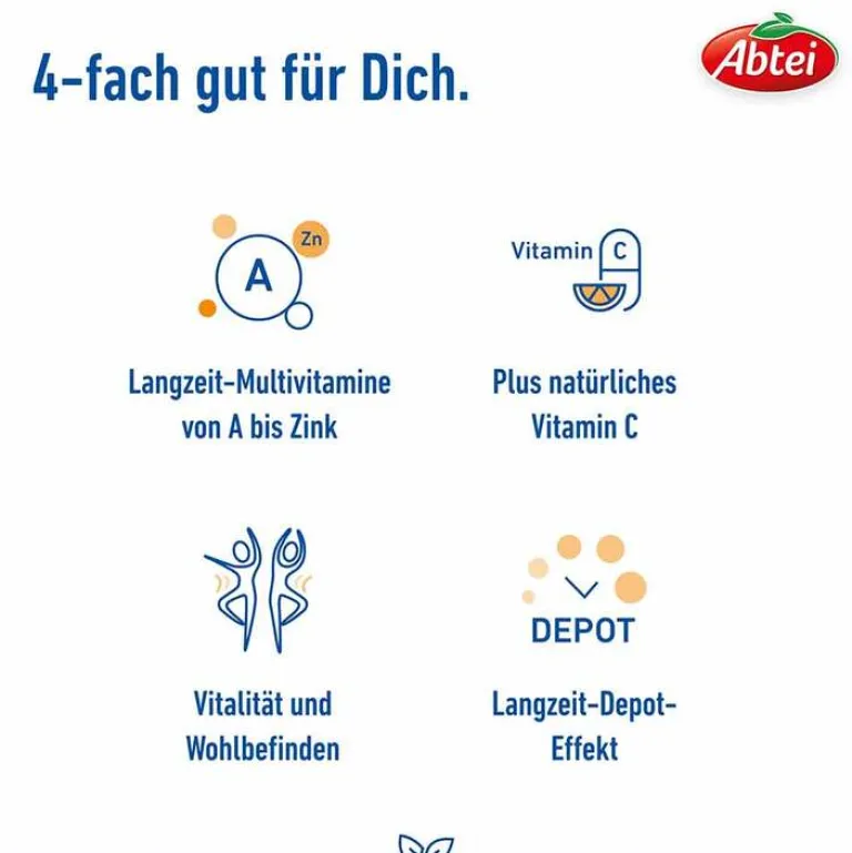 Abtei A-Z Komplett Tabletten, 40 St- Multivitamine