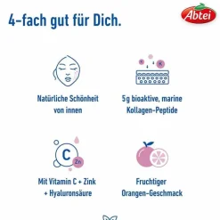 Abtei Beauty Kollagen Intensiv 5000 Trinkampullen, 10X25 ml- Mikronährstoffe|Kollagen