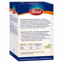 Abtei Gelatine-Gelatine Plus Vitamin C Pulver, 400 g