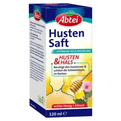 Abtei Hustenstiller-Husten Saft Eibisch Honig, 120 ml