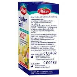 Abtei Hustenstiller-Husten Saft Eibisch Honig, 120 ml