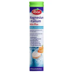 Magnesium + Kalium Aktiv Plus Brausetabletten, 15 St^Abtei Online
