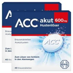 akut 600 mg Hustenlöser, Brausetabletten, 2x40 St^ACC Discount