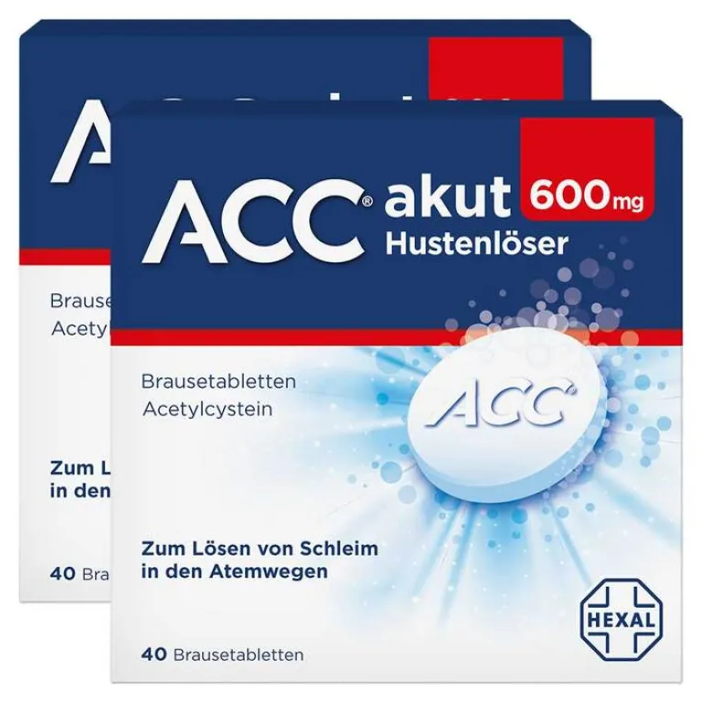 akut 600 mg Hustenlöser, Brausetabletten, 2x40 St^ACC Discount