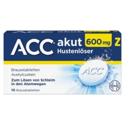 ACC akut 600 mg Z Hustenlöser, Brausetabletten, 10 St- Hustenlöser