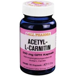 Acetyl-L-Carnitin 500 mg Kapseln, 30 St- L-Carnitin|Carnitin