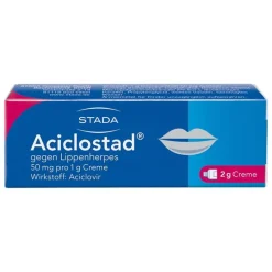 Aciclostad Creme gegen Lippenherpes, 2 g- Lippenherpes