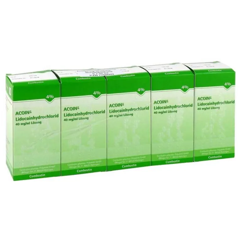 Lidocainhydrochlorid 40 mg / ml Lösung, 5X50 ml^Acoin Sale