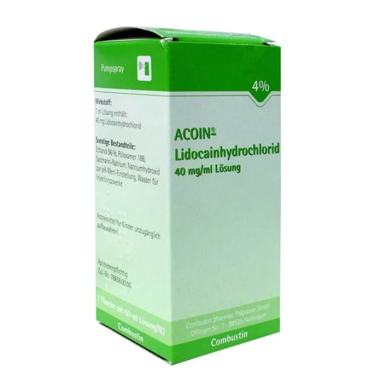 Acoin Lidocain-Lidocainhydrochlorid 40 mg / ml Lösung, 50 ml