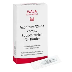 Wala Kinder & Säuglinge-Aconitum / China comp. Suppositorien, 10X1 g