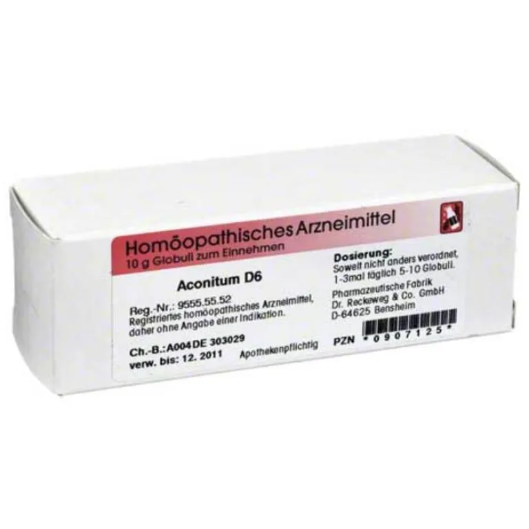 Dr. Reckeweg A|A-Aconitum D 6 Globuli, 10 g