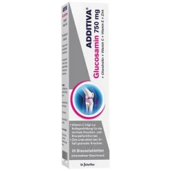 Additiva Glucosamin 750 mg Brausetabletten, 20 St- Glucosamin-Chondroitin