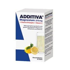 Additiva Vitamin C (Ascorbinsäure)|Vitamin B Komplex-Magnesium 375 mg + Vitamin B-Komplex + Vitamin C , 20X6 g