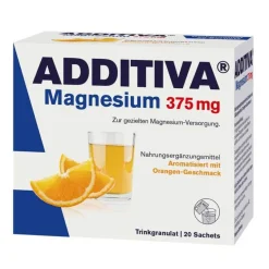 Additiva Muskulatur|Magnesium-Magnesium 375 mg Granulat Orange, 20 St