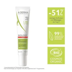 A-Derma Biology Anti-Rötungspflege dermatologisch, 40 ml- Rötungen