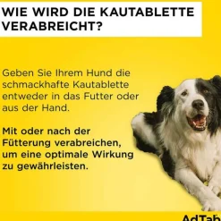 Adtab Flöhe, Zecken & Co.-™ Kautabletten für kleine Hunde 112 mg 2,5 bis 5,5 kg, 3 St