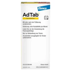 Adtab ™ Kautabletten für mittelgroße Hunde 225 mg 5,5 bis 11 kg, 3 St- Flöhe, Zecken & Co.