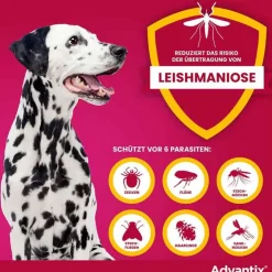 Flöhe, Zecken & Co.-Advantix Spot-on Lösung z.Auftr.a.d.H.für Hund 40 - 60 kg, 4X6.0 ml