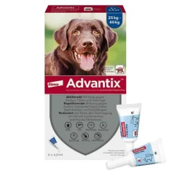 Advantix Flöhe, Zecken & Co.-Spot-on Lösung z.Auftr.a.d.H.für Hund 25 - 40 kg, 4X4.0 ml