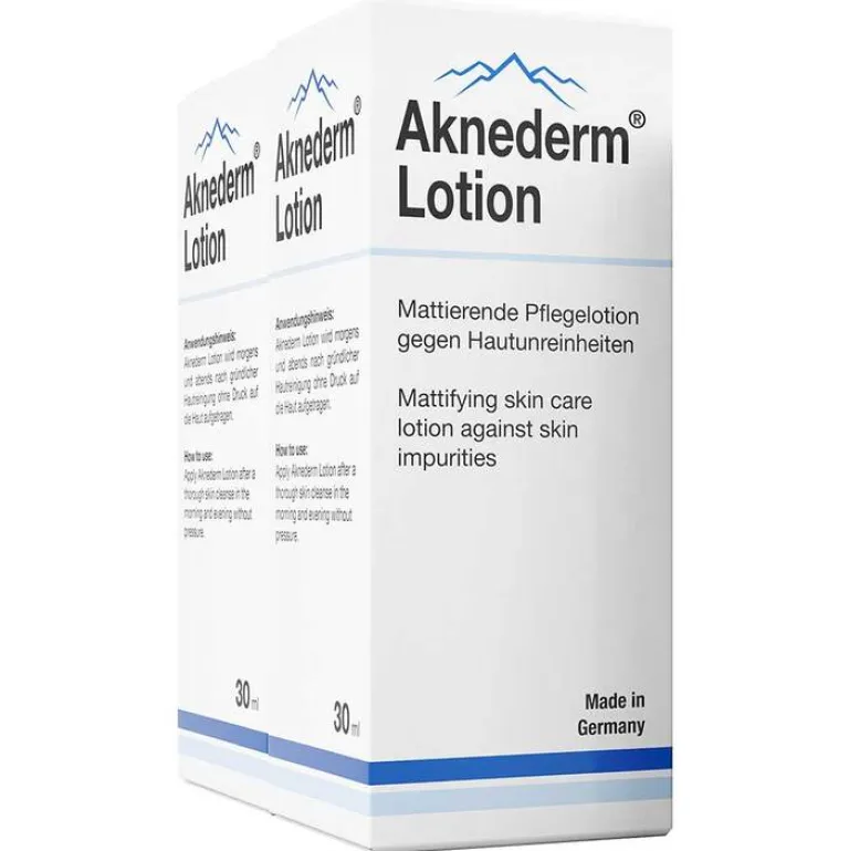 Aknederm Lotion, 2X30 ml- Unreine Haut