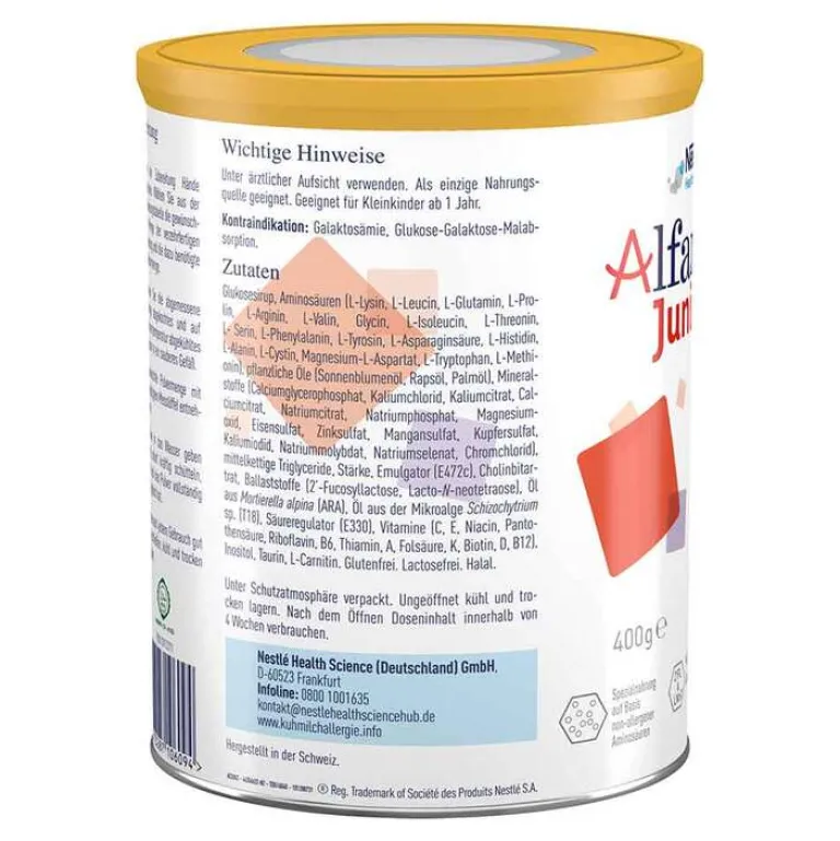 Alfamino Spezialnahrung-Junior ab 1 Jahr Pulver, 400 g