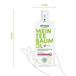 Alkmene Mein Teebaumöl antibakterielle Mundspülung, 500 ml- Mundspülung
