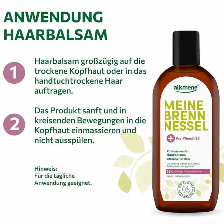 Alkmene Meine Brennnessel Haarbalsam, 250 ml- Haarkur & Balsam