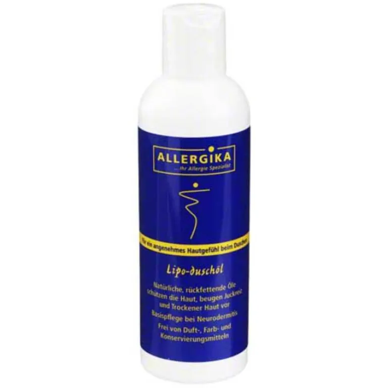 Allergika Duschen & Waschen-Lipo Duschöl, 200 ml