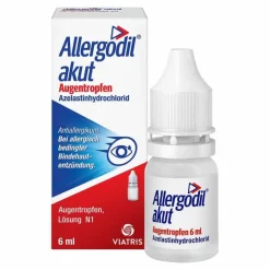 Allergodil akut Augentropfen mit Azelastin, 6 ml- Augentropfen Bindehautentzündung|Augentropfen Allergie