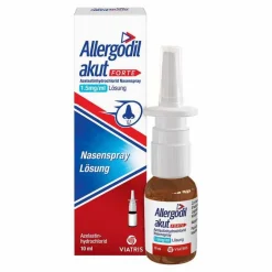 Allergodil akut FORTE Nasenspray mit Azelastin, 10 ml- Nasenspray Allergie|Allergie Medikamente