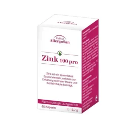 Allergosan Zink-Zink 100 pro Kapseln, 60 St