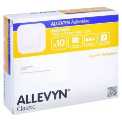 Adhesive 7,5x7,5 cm haftende Wundauflage, 10 St^Allevyn Sale
