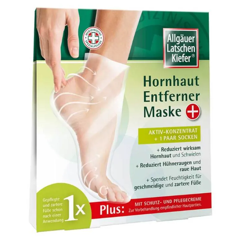Allgäuer Latschenkiefer Hornhaut|Fußpflegeprodukte-Hornhaut Entferner Maske plus, 1 P