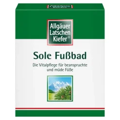 Allgäuer Latschenkiefer Fußbad-Sole Fußbad, 10X10 g
