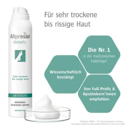 Allpresan diabetic Fuß Intensiv Schaum, 200 ml- Hautpflege