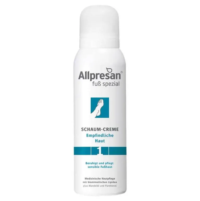 Allpresan Fußpflegeprodukte-Fuß spezial Original Schaum-Creme empfindliche Haut Nr.1, 125 ml