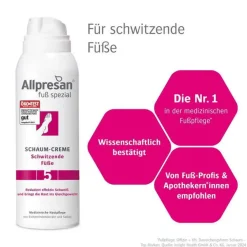 Allpresan Antitranspirant & Deo-Fuß spezial schwitzende Füße Nr.5, 125 ml