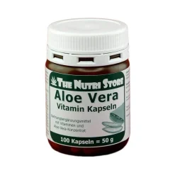 The Nutri Store Aloe Vera-Aloe Vera 200 mg Vitamin Kapseln, 100 St