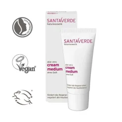 Aloe Vera Creme medium ohne Duft, 30 ml^Santaverde Clearance