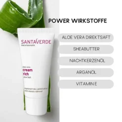 Aloe Vera Creme rich ohne Duft, 30 ml^Santaverde Best