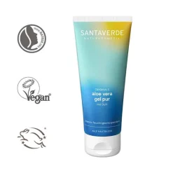 Santaverde After Sun & Regeneration-Aloe Vera Gel pur mit Duft, 100 ml