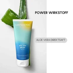 Santaverde After Sun & Regeneration-Aloe Vera Gel pur mit Duft, 100 ml
