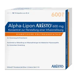 Alpha Lipon 600 mg Konzentrat zur Herstellung einer Infusionslösung, 10X24 ml^Aristo Discount
