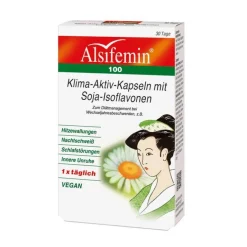 Alsifemin 100 Klima Aktiv mit Soja-Isoflavonen Kapseln, 30 St- Wechseljahre