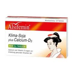 Klima Soja + Calcium + D3 Tabletten, 30 St^Alsifemin Best