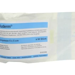 Aluderm Kompressen 5x5cm, 50 St- Sterile Kompressen